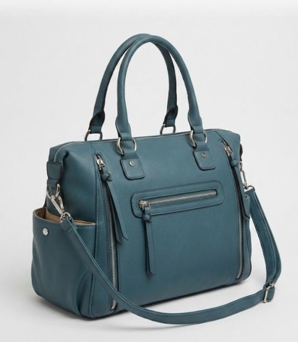 Sac à Main Bleu Pétrole 