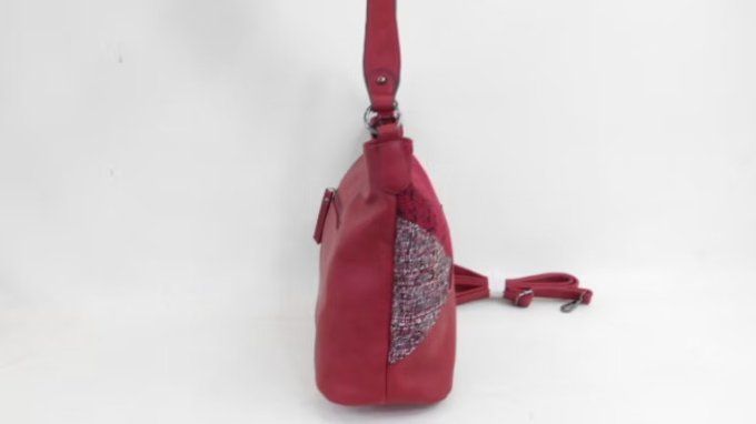 Sac Bandoulière Rouge - Collection Bohème