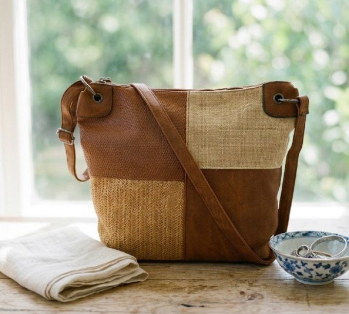 Sac Besace Bicolore
