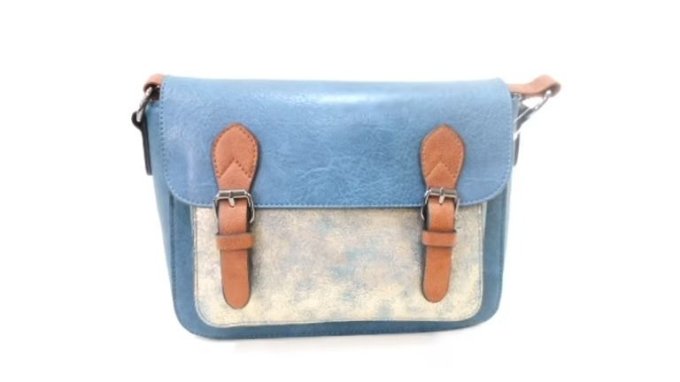 Sac Besace Bleu Pétrole