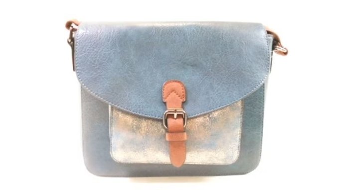 Sac Besace Bleu Pétrole 