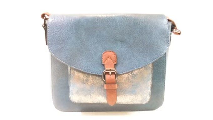 Sac Besace Bleu Pétrole