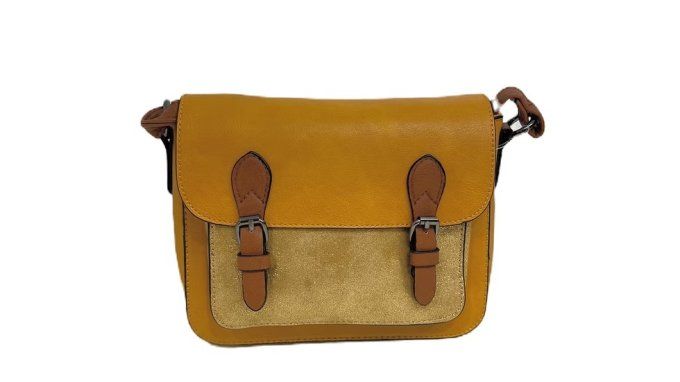 Sac Besace Jaune Moutarde