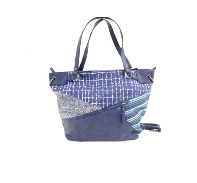 Sac Cabas Bleu - Collection Bohème  