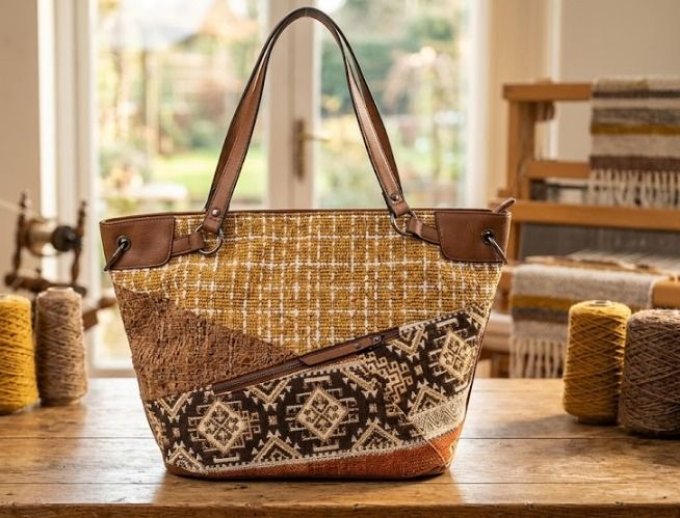 Sac Cabas Camel - Collection Bohème 