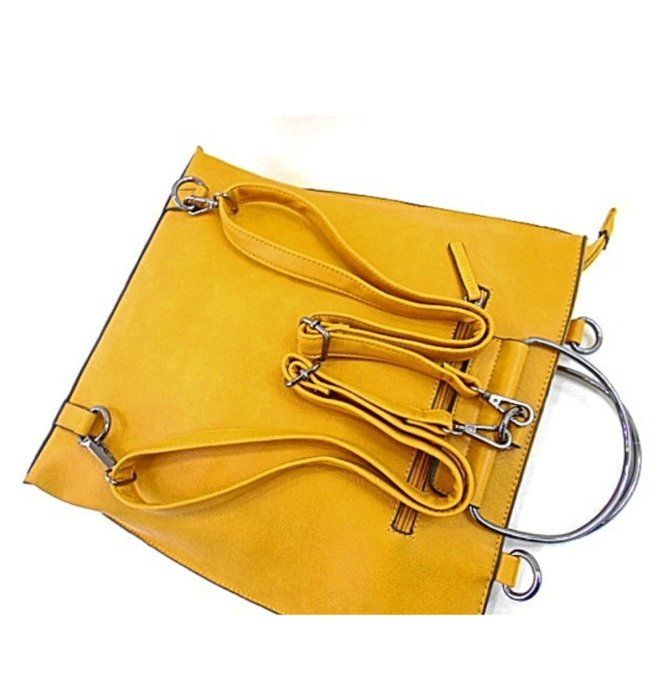 Sac Cabas Jaune Moutarde