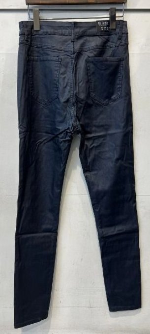​Pantalon slim en simili cuir - Bleu