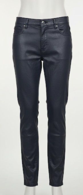 ​Pantalon slim en simili cuir