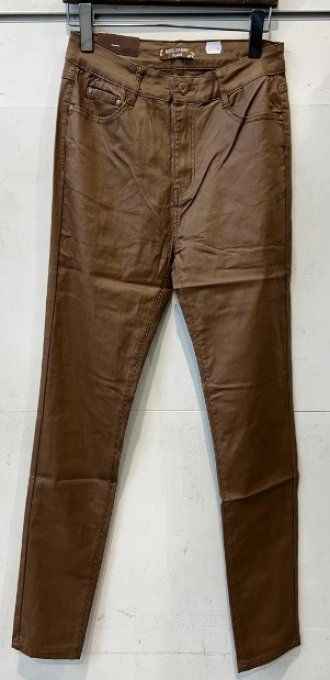 ​Pantalon slim en simili cuir