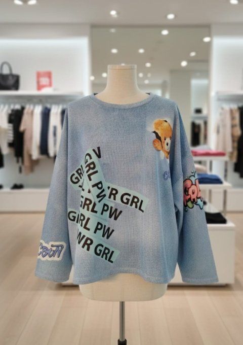 Sweat "Girl Power" & Ourson