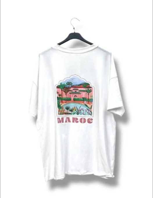T-shirt "Évasion Marocaine" Imprimé Palais Enchanté ✨