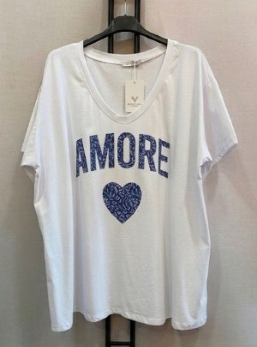 T-shirt Imprimé "Amore"