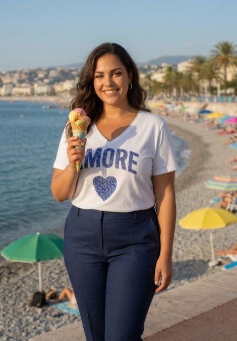 T-shirt Imprimé "Amore"