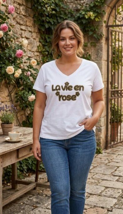 T-shirt "La vie en rose"
