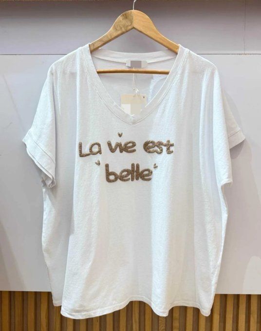 Ti-shirt "La Vie Est Belle" ✨