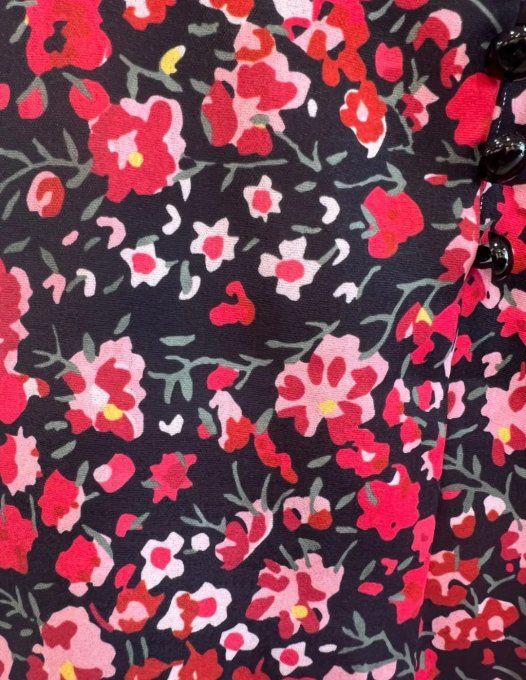 Top Caraco Fluide Imprimé Floral "Pétales"