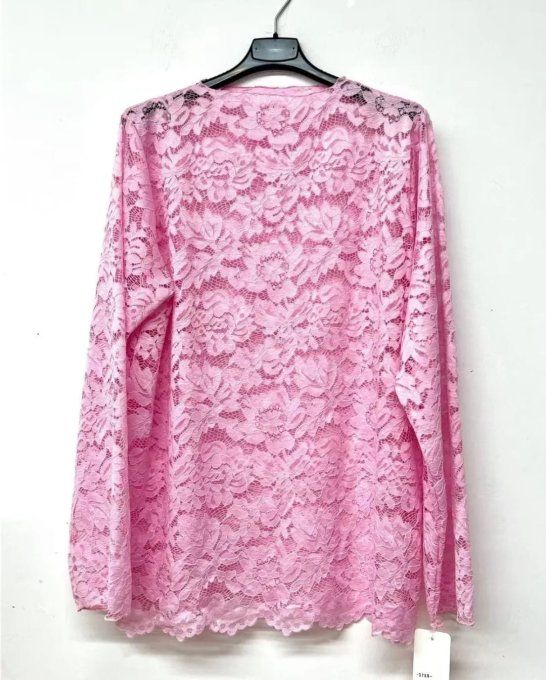 Top en Dentelle Florale - Jolie Taille