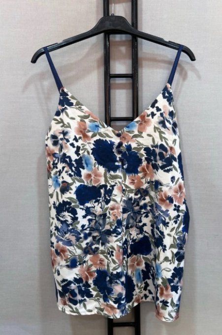 Top Fleuri Fluide