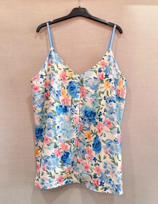 Top Fleuri Fluide