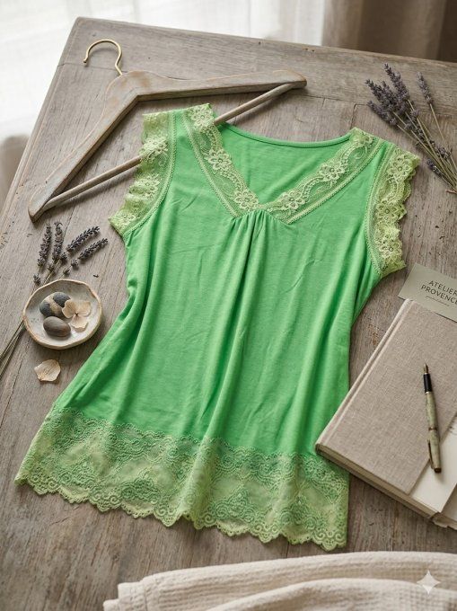 Top Fluide et Dentelle ( Rouleau )