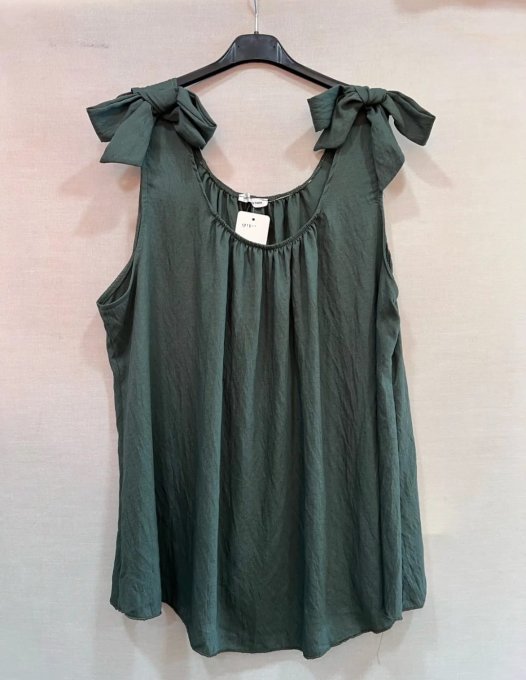 Débardeur Faux Nœuds aux Épaules  