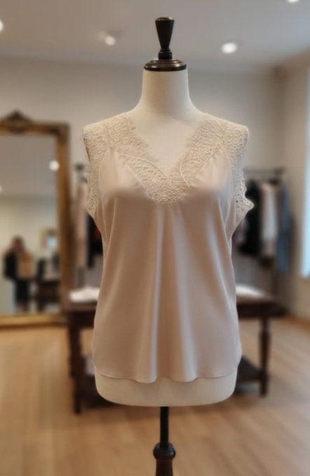 ​Top à Bretelles Satiné 