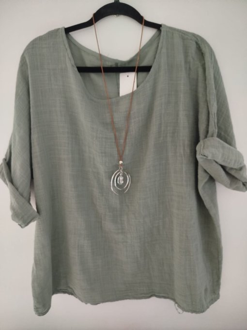 Tunique Fluide + Collier ☀️  