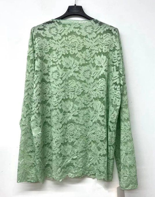 Top en Dentelle Florale - Petite Taille