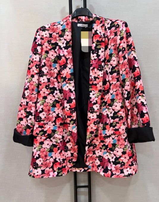 Veste Blazer Fluide fleurie