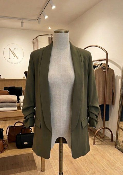 Veste blazer & Manches froncées