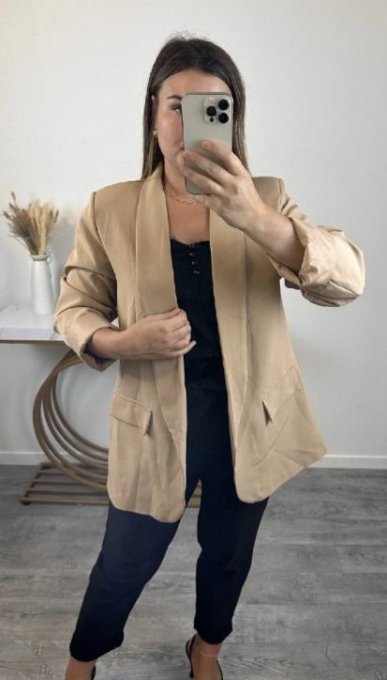 Veste blazer unie - Divers coloris  