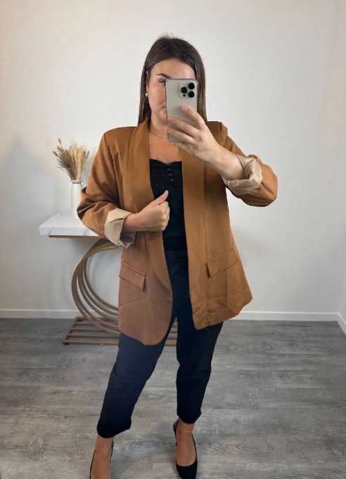 Veste blazer unie - Divers coloris  
