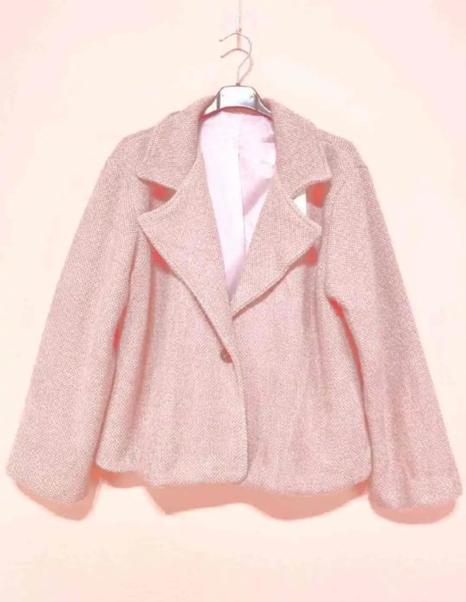 Veste  courte chic rose