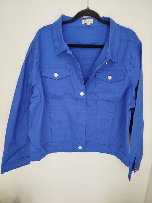 Veste en jeans Bleu roi