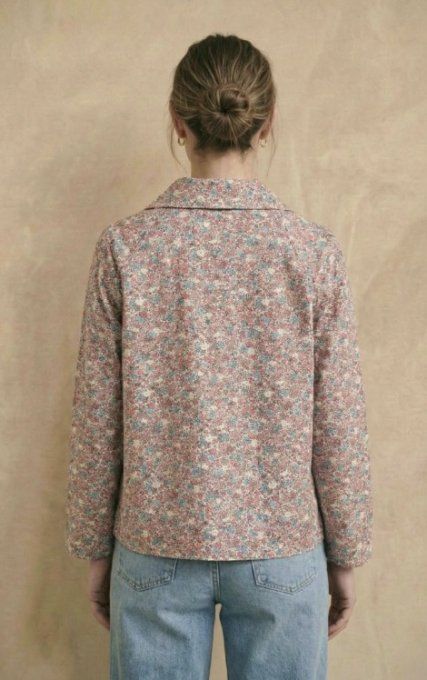 Veste "Liberty Chic" & Imprimé Floral Champêtre