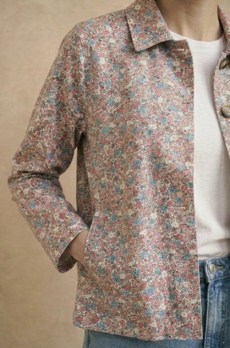 Veste "Liberty Chic" & Imprimé Floral Champêtre
