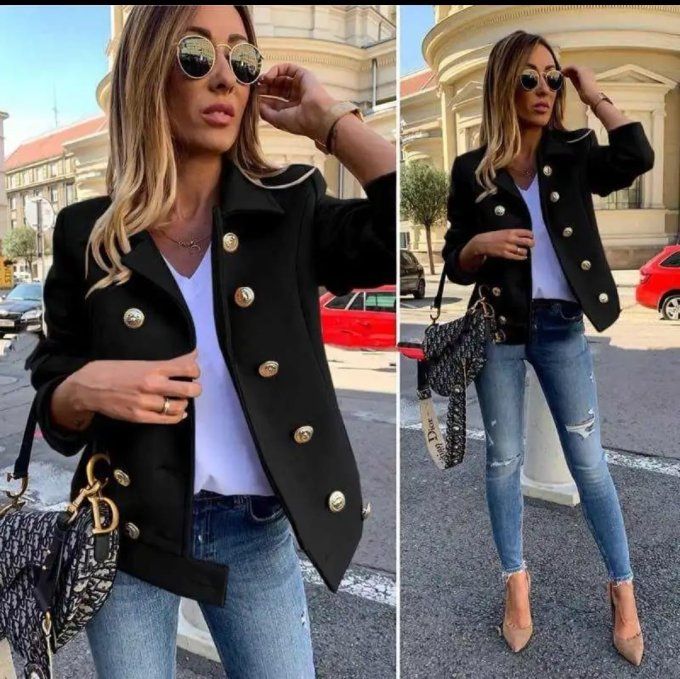 ​Veste Officier Boutons Dorés