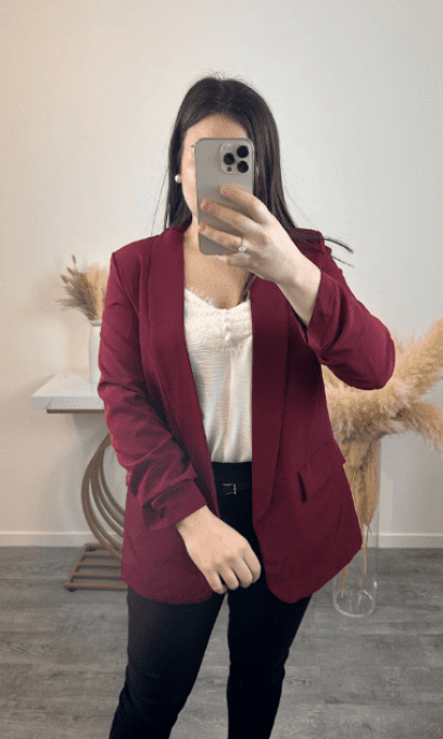 Veste blazer unie - Divers coloris  