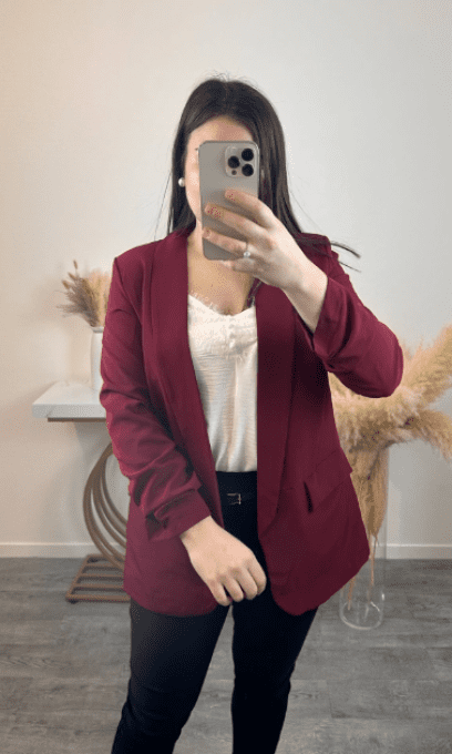 Veste blazer unie - Divers coloris