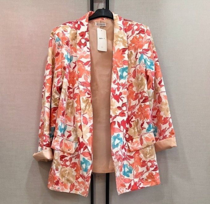 ​Blazer Fluide Imprimé Floral