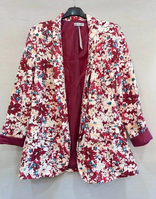  Blazer Fleuri Imprimé - La Touche Chic et Colorée de Votre Dressing