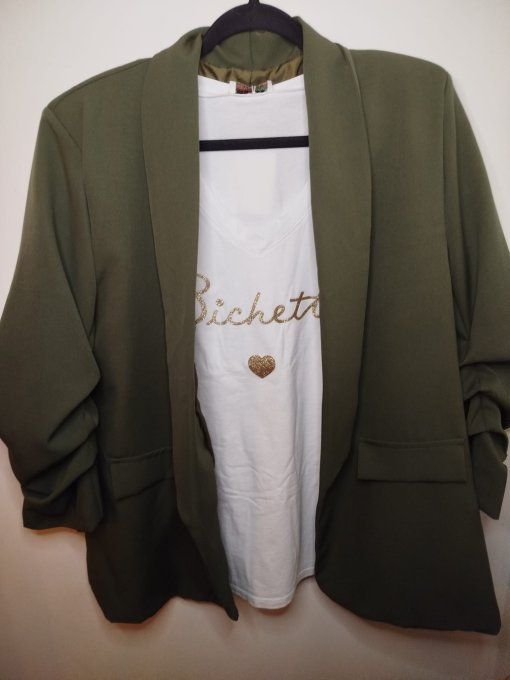 Veste blazer kaki 
